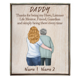 Papa merci d'être ma couverture de héros - cadeau de fête des pères pour papa